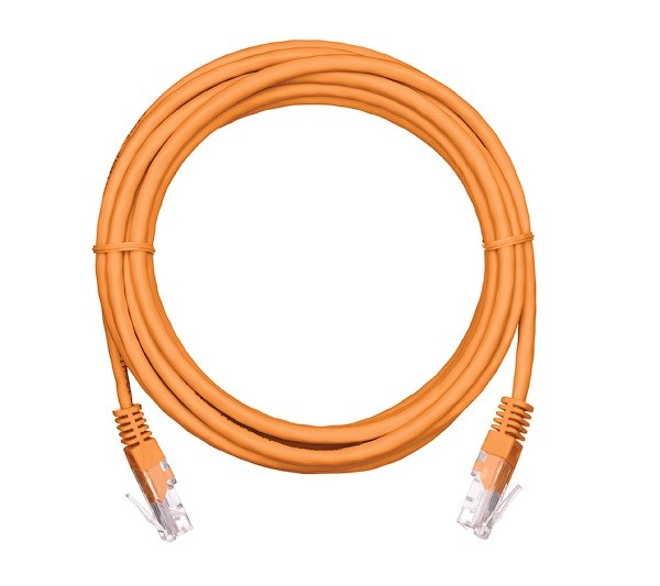 Кабель патч-корд U/UTP 5e кат. 1.5м Netlan EC-PC4UD55B-BC-PVC-015-OR-10 596260