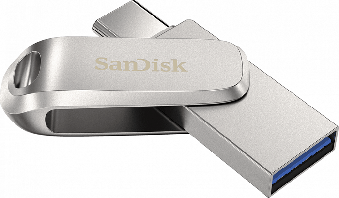Накопитель USB 3.1 64GB SanDisk Ultra Dual Drive Luxe 784955