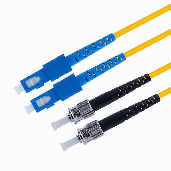 Патч-корд волоконно-оптический TELCORD ШОС-2x3.0-2SC/U-2ST/U-SM-5м-LSZH-YL 803585