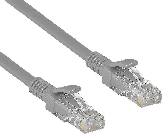 Кабель патч-корд U/UTP 5e кат. 50м Exegate UTP-RJ45-RJ45-5e-CU-50M-GY 998913