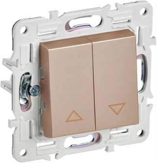 Выключатель двухклавишный для жалюзи IEK SK-V15-0-10-K98 1157965