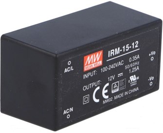 Преобразователь AC-DC сетевой Mean Well IRM-15-12 526519