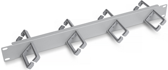 Кабельный организатор  Cabeus JB08-1U-45-GY 865455