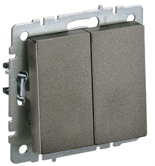 Переключатель двухклавишный  IEK BR-V22-0-10-K45 1157647
