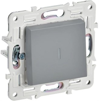 Выключатель одноклавишный с подсветкой  IEK SK-V10-1-10-K03 1157287