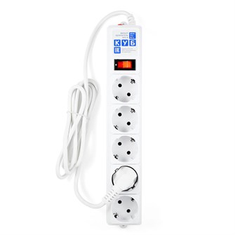Сетевой фильтр  Power Cube SPG-B-6-WHITE 160149