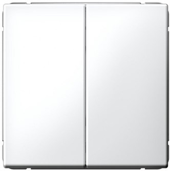 Выключатель двухклавишный  Systeme Electric GAL000117S 1226376