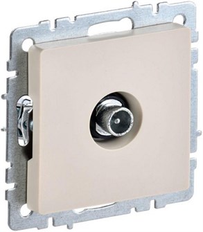 Розетка телевизионная проходная  IEK BR-A10-P-K10 1156894