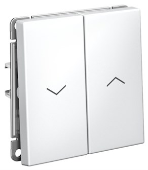 Выключатель двухклавишный  Systeme Electric GAL000119S 1226377