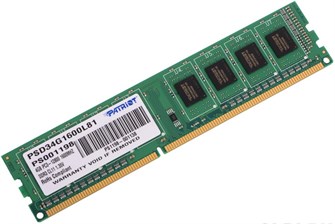 Модуль памяти DDR3L 4GB Patriot Memory PSD34G1600L81 632483