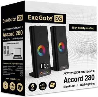 Акустическая система 2.0 Exegate EX289681RUS 878885
