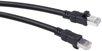 Кабель патч-корд FTP 6A кат. 1м Cabeus PC-ARM-FTP-RJ45-Cat.6a-1m-PE 800944