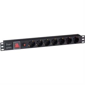 Блок розеток  Exegate ServerPro PDU-19H702 Al-7S-C14-SW-O 1041315