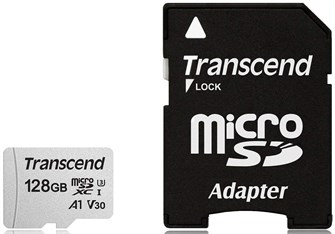 Карта памяти MicroSDXC 128GB Transcend TS128GUSD300S-A 631784