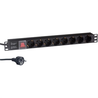 Блок розеток  Exegate ServerPro PDU-19H804 Al-8S-EU2.5CU-SW 1041320