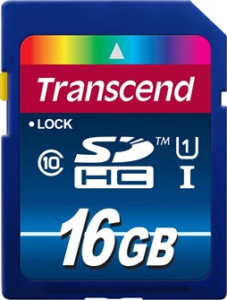 Карта памяти SDHC 16GB Transcend TS16GSDU1 305194