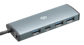 Разветвитель USB 3.1 Digma HUB-3U3.0С-UC-G 867087