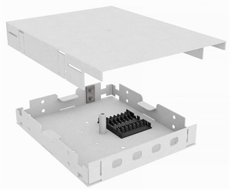 Кросс оптический настенный  TopLAN КРНМ-Top-04FC/ST-GY 649182