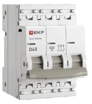 Автоматический выключатель  EKF M63MA6340D 1130177