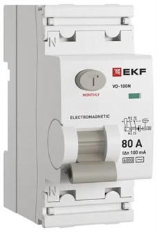 УЗО  EKF E1026M80100 1130430