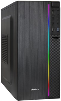 Корпус mATX Exegate mEVO-9302-RGB-500W-12 821776