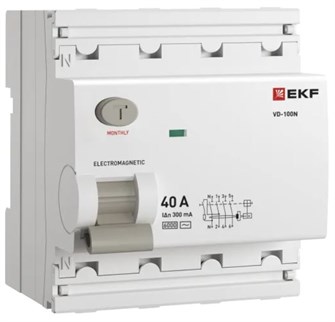 УЗО  EKF E1046M40300 1130448