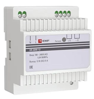 Блок питания  EKF dr-60w-12 1127706