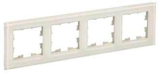 Рамка четверная  IEK BR-M42-G-K10 1157733