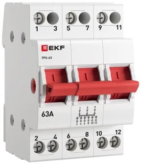 Переключатель трехпозиционный EKF TPS363 1133954