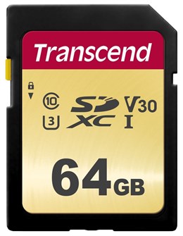 Карта памяти SDXC 64GB Transcend TS64GSDC500S 631791