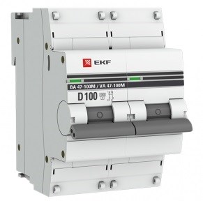 Автоматический выключатель  EKF mcb47100m-2-100D-pro 1126170