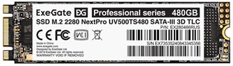 Накопитель SSD M.2 2280 Exegate NextPro UV500TS480 480 ГБ 1123997