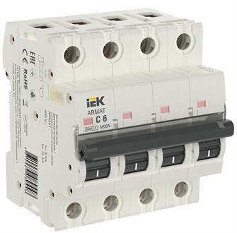 Автоматический выключатель  IEK AR-M06N-4-C006 902614