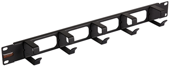 Кабельный организатор  NikoMax NMC-OK400H-BK-2 672406