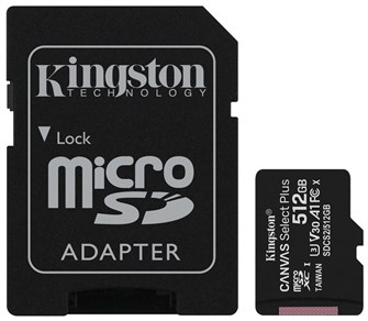 Карта памяти MicroSDXC 512GB Kingston SDCS2/512GB 765822