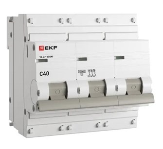 Автоматический выключатель  EKF mcb47100m-3-40C-pro 1129968