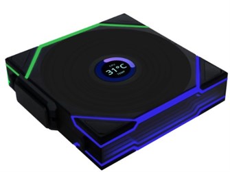 Вентилятор для корпуса Lian Li G99.12RTLLCD1W1B.R0 1210396