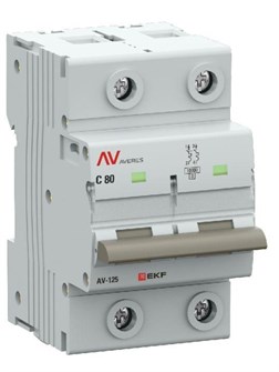 Автоматический выключатель  EKF mcb125-2-80C-av 1129929
