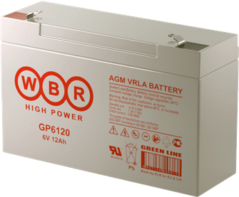 Аккумулятор  WBR GP6120 849543