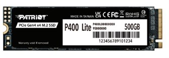 Накопитель SSD M.2 2280 Patriot Memory P400 Lite 500 ГБ 1234837
