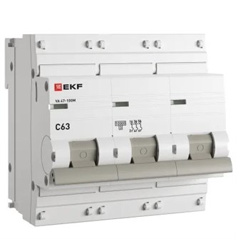 Автоматический выключатель  EKF mcb47100m-3-63C-pro 1129970
