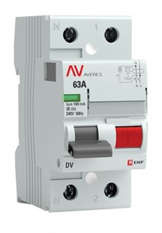 УЗО  EKF rccb-2-63-100-s-av 1126439