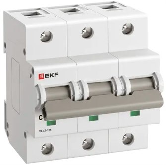 Автоматический выключатель  EKF mcb47125-3-10C 1219982