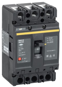 Автоматический выключатель в литом корпусе  IEK SVA10-3-0032-02 1147525