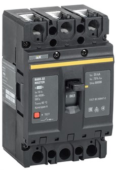 Автоматический выключатель в литом корпусе  IEK SVA10-3-0100-02 1147530