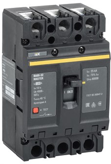 Автоматический выключатель в литом корпусе  IEK SVA10-3-0125-02 1147531