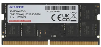 Модуль памяти SODIMM DDR5 16GB ADATA AD5S560016G-S 1057741