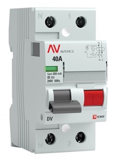 УЗО  EKF rccb-2-40-300-s-av 1126450