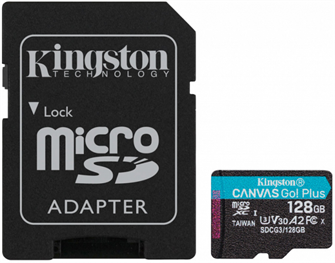 Карта памяти MicroSDXC 128GB Kingston SDCG3/128GB 762967