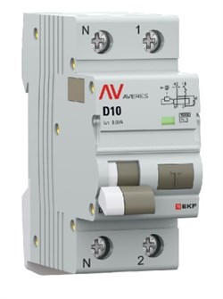 Автомат дифференциальный EKF rcbo10-1pn-10D-30-ac-av 1126639